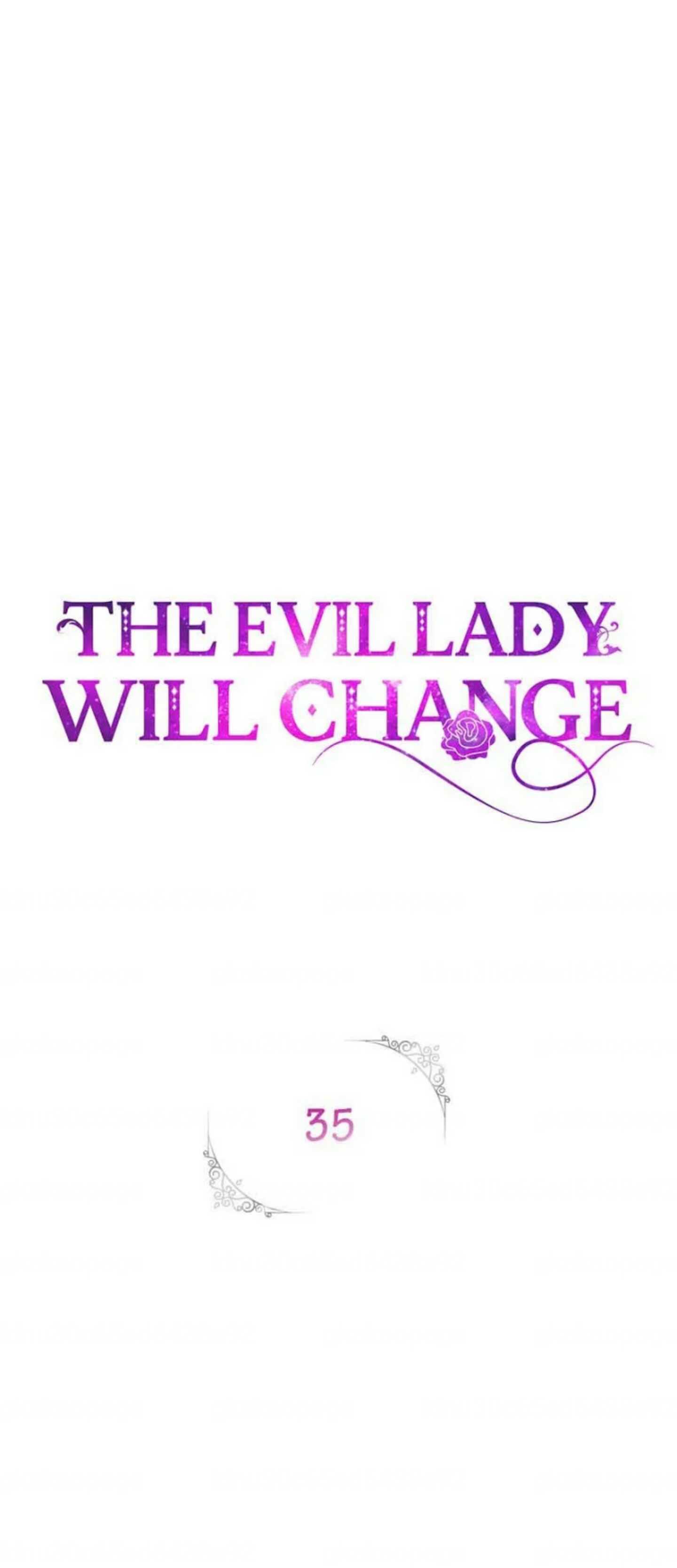 The Evil Lady Will Change (Official)-Chapter 35